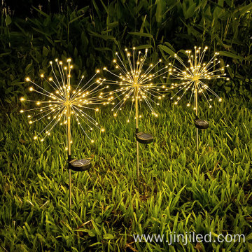 LED Solar Fireworks Light